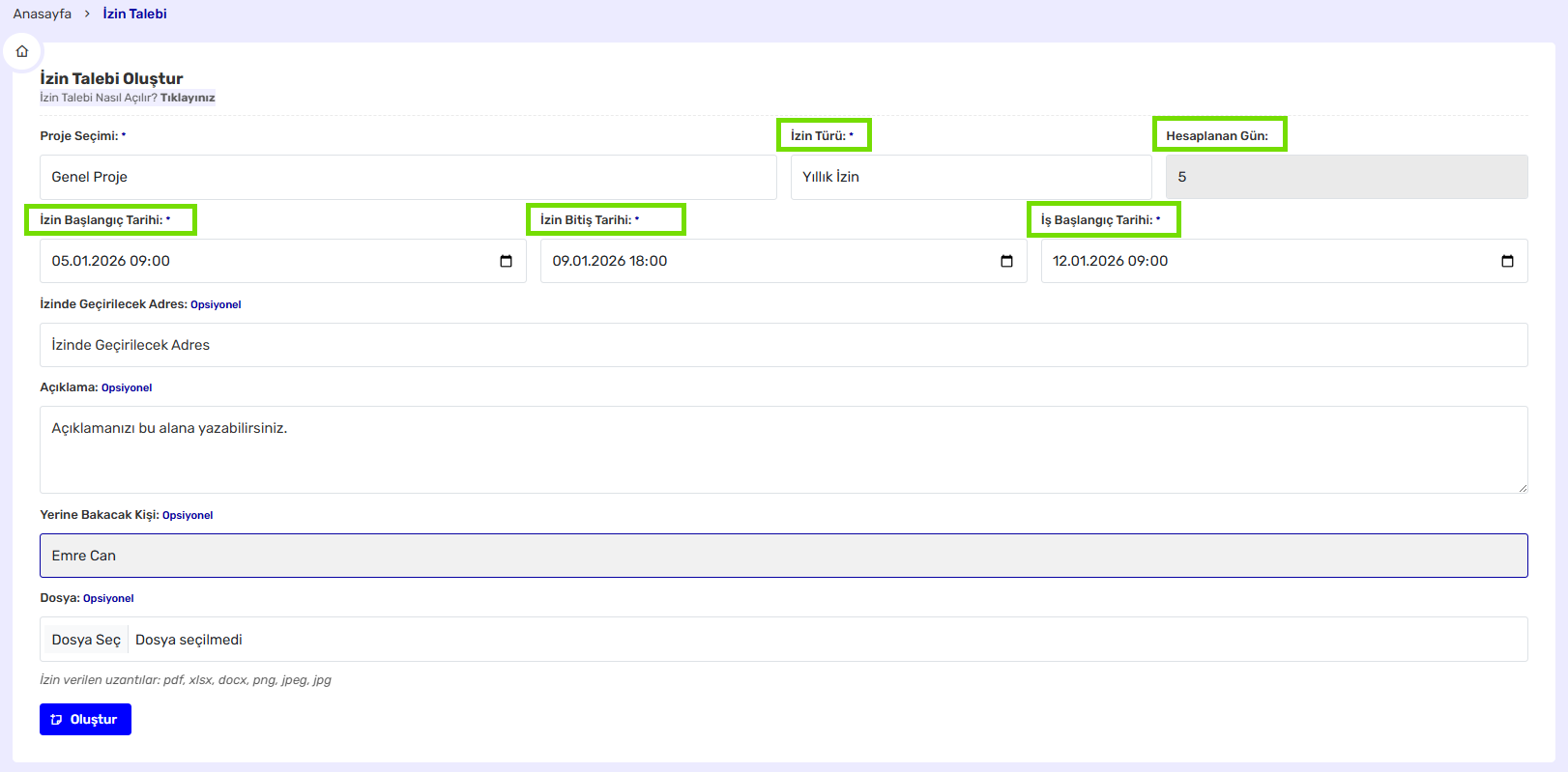 Flexit24 Remote Work Zaman Takip Ekranı